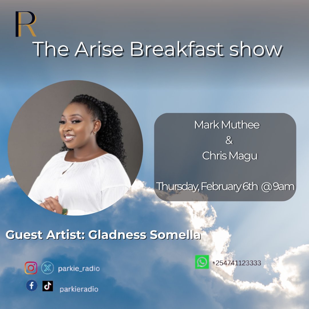 When It's Thursday, it's Throwback Thursday#TBT #Umetoka wapi.

Looking Back; A Musical Journey with @GladnessSomella!

Join the Conversation With Mark and Chris On Arise Breakfast 
parkieradio.parklandsbaptist.org 
#ParkieRadio #ParklandsBaptistChurch #Tbt