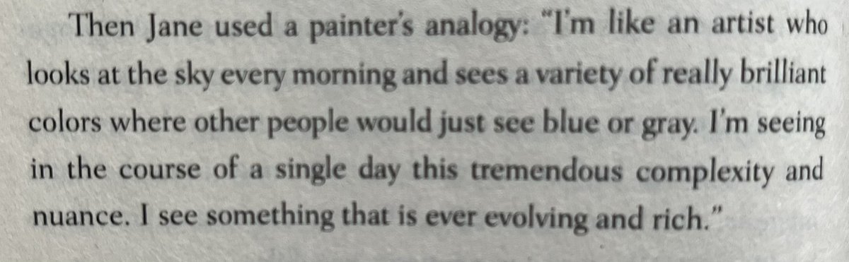 bhriguparashar's tweet photo. Grit: Angela Duckworth
Artists train themselves to perceive complexity. A painter sees countless shades in the sky at a glance, just as a musician hears layers in sound. This depth comes from deliberate attention over time—listening, refining, and expressing. https://t.co/rmRWoTwhSZ