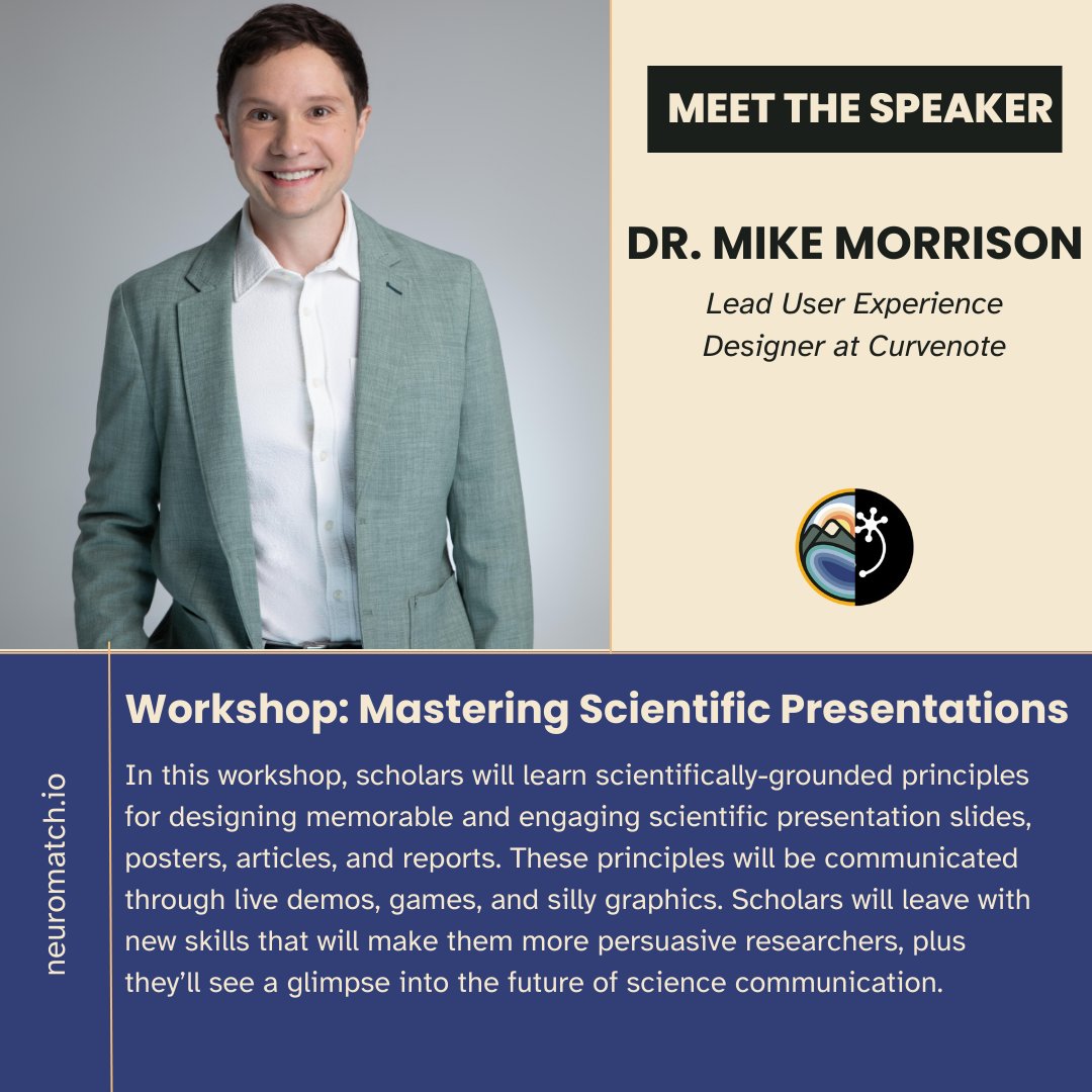 neuromatch's tweet image. Impact Scholars is thrilled to announce that its upcoming workshop, Mastering #Scientific #Presentations is now open for registration! 

18th February 2025
Session 1: 2:00-3:00 AM UTC Register: us06web.zoom.us/meeting/regist…
Session 2: 2:00-3:00 PM UTC Register: us06web.zoom.us/meeting/regist…
