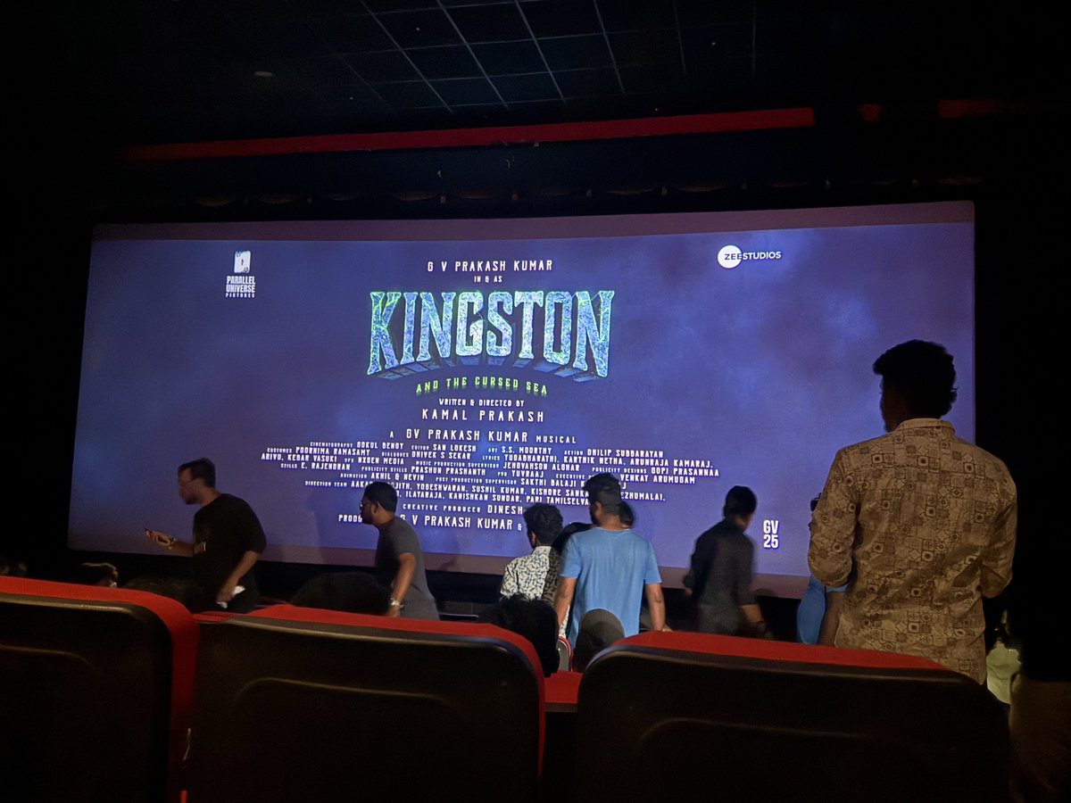 Prashanth Rangaswamy (@itisprashanth) on Twitter photo Brother <a href="/gvprakash/">G.V.Prakash Kumar</a> s #Kingston trailer on big screen !
Solid response from audience !!
Feels very big while watching in a movie Theater !!
Congrats team ! Brother <a href="/gvprakash/">G.V.Prakash Kumar</a> s #Kingston trailer on big screen !
Solid response from audience !!
Feels very big while watching in a movie Theater !!
Congrats team !