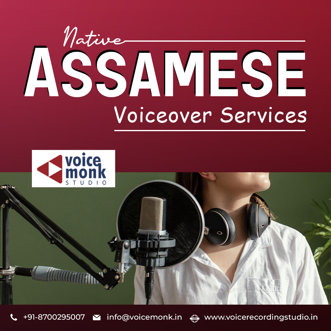 Looking for professional Assamese voice-over services? Contact VoiceMonk for top-quality, reliable solutions tailored to your project needs. 
Reach out today!
📞+91 8700295007
🌐 bit.ly/38cHZvx
#assameselanguages #voiceover #dubbing #voiceartists #noida #delhi #voicemonk