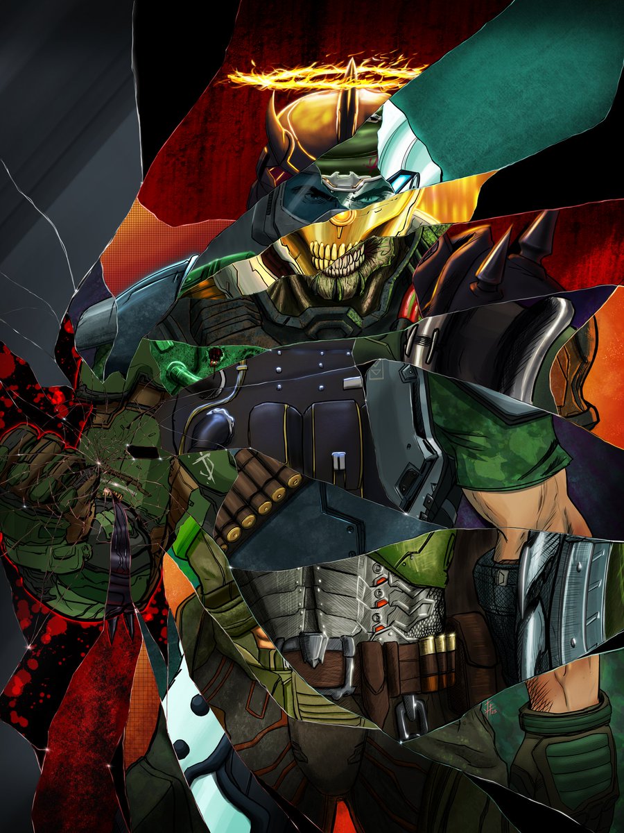 JLGARCIA_ART's tweet photo. I AM BROKEN
Commision for @infinity_pilot @boomshootart for his fanfic. More on the way.
#DOOM #idgames #Bethesda #dayofwrath #artwork #videogames https://t.co/xwPC34Jh4r