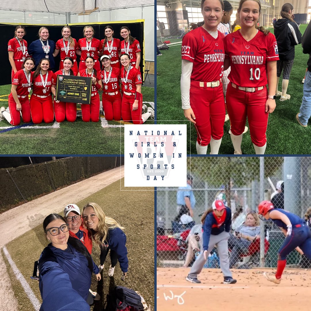 Team Pennsylvania Fastpitch (@teampafastpitch) on Twitter photo From our Team Pa Family to yours we are Celebrating National Girls and Women in Sports Day!! ❤️🤍💙
#teampaproud #nationalgirlsandwomeninsports
<a href="/thealliancefp/">The Alliance Fastpitch</a> From our Team Pa Family to yours we are Celebrating National Girls and Women in Sports Day!! ❤️🤍💙
#teampaproud #nationalgirlsandwomeninsports
<a href="/thealliancefp/">The Alliance Fastpitch</a>