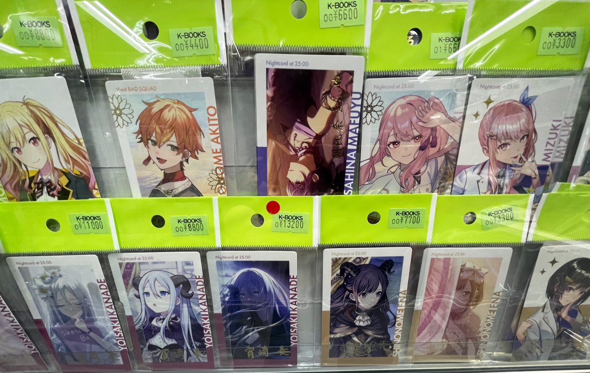 プロセカグッズいろいろ コーナー紹介】 プロジェクトセカイ ライブ館αで プロセカグッズ展開中
