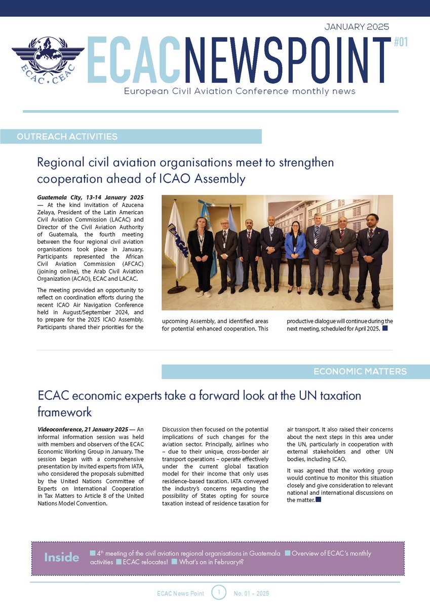 Catch up on the latest updates from ECAC in the January newsletter, News Point, out now! 
ecac-ceac.org/images/news/ne…
