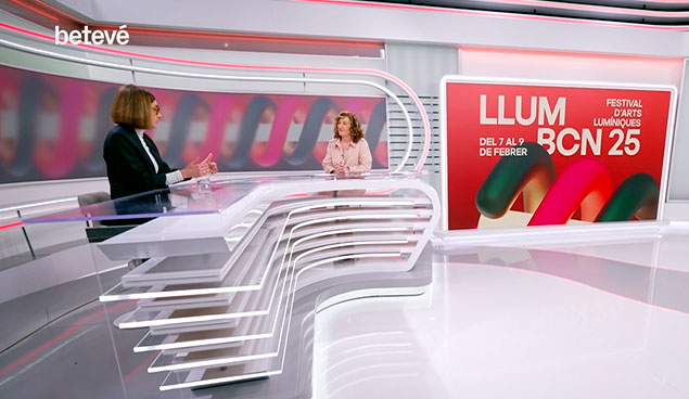 Maria Güell, directora artística de Llum BCN i codirectora del màster en #LightingDesign, ha estat entrevistada a <a href="/beteve/">betevé</a> per parlar de la transformació lumínica que viurà el barri del Poblenou aquest cap de setmana en una nova edició del Festival. <a href="/bcncultura/">Barcelona Cultura</a> 

Entrevista