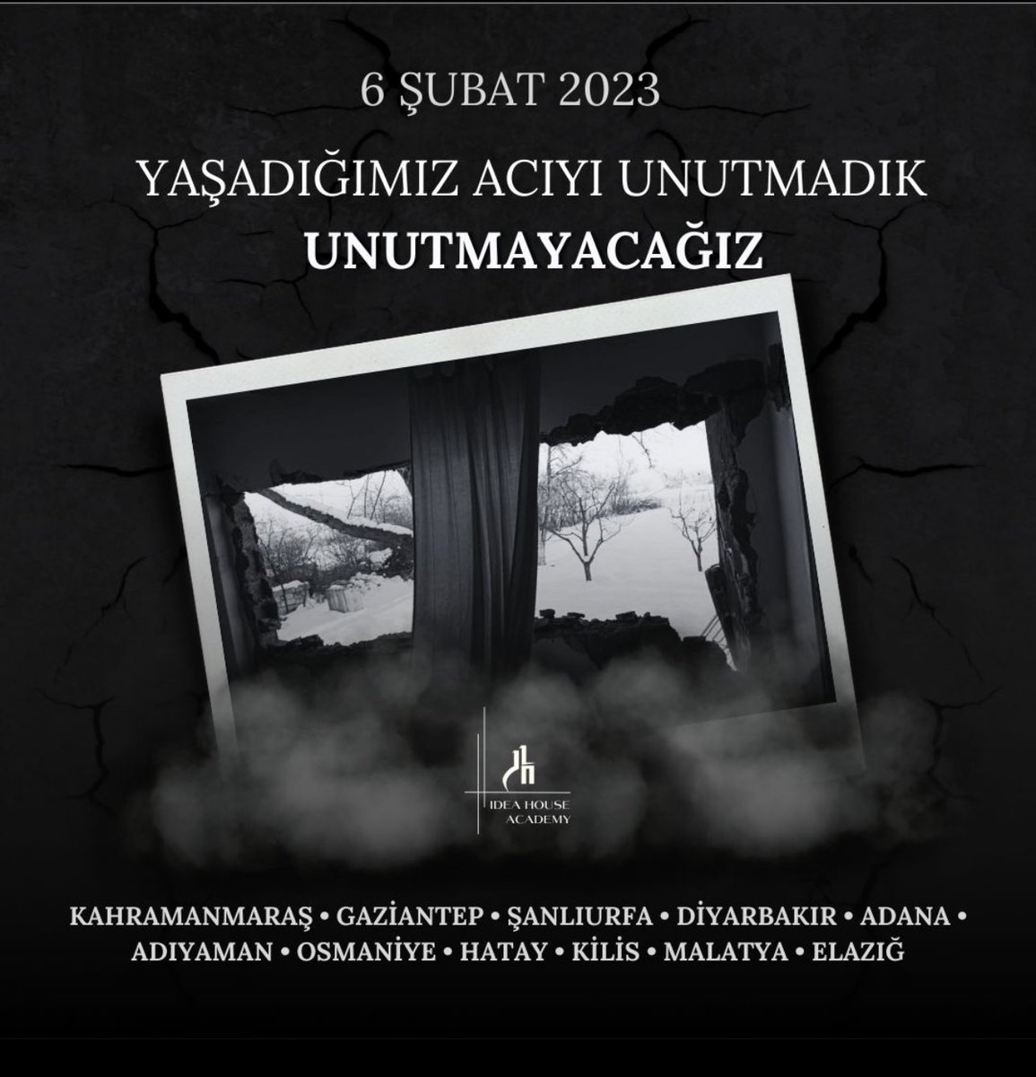 6 Şubat Kahramanmaraş Depremi’nin ikinci yıldönümünde, kaybettiklerimizi rahmetle anıyor, böyle acıların tekrar yaşanmamasını diliyorum.
#6subat2023 
#kahramanmarasdepremi 
#unutmadıkunutmayacağız
#6Subat2023Depremi