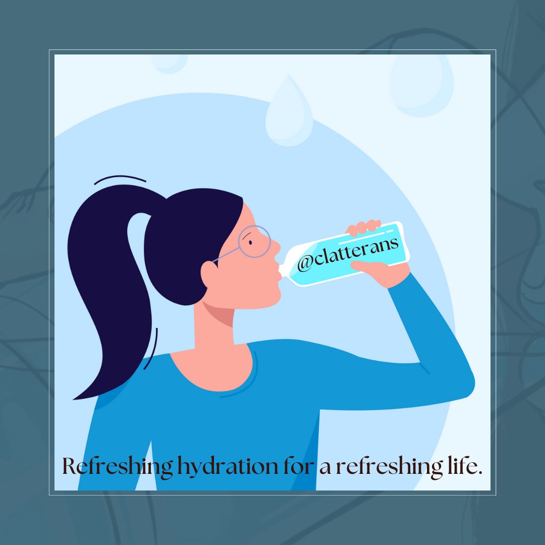clatterans's tweet photo. Hydrate for life &amp; refresh your world. https://t.co/Ju8jBOQ7KZ #drinkwater #womenshealth https://t.co/A58qJ8WOS5