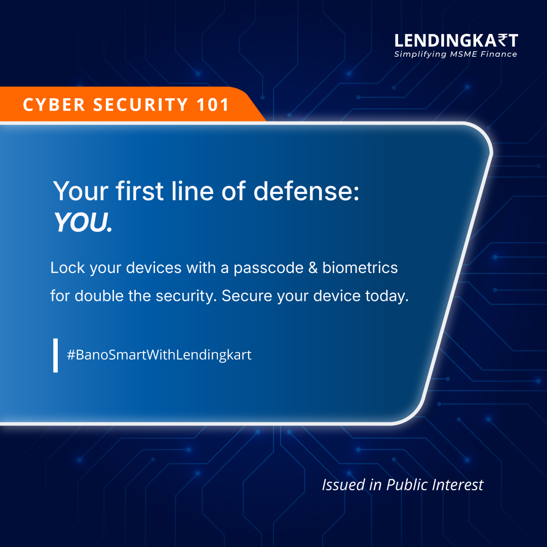 🛡️ Protect your devices with a strong passcode AND biometrics!  Touch ID, Face ID, or fingerprint scans make it easy to secure your phone—just make sure it’s the right fit for you.

A little extra caution goes a long way toward keeping your personal data safe. 💻🔒