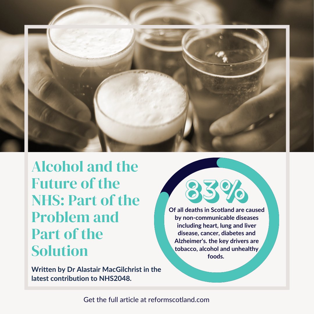 reformscotland (@reformscotland) on Twitter photo "there is no reason why we cannot get the levels of alcohol harm in Scotland back down to those of a generation ago. Such progress could make a major contribution to the NHS successfully delivering healthcare in 2048"
<a href="/AlastairMacG57/">Alastair MacGilchrist</a> <a href="/SHAAPAlcohol/">SHAAP</a> #NHS2048
reformscotland.com/nhs2048/alcoho… "there is no reason why we cannot get the levels of alcohol harm in Scotland back down to those of a generation ago. Such progress could make a major contribution to the NHS successfully delivering healthcare in 2048"
<a href="/AlastairMacG57/">Alastair MacGilchrist</a> <a href="/SHAAPAlcohol/">SHAAP</a> #NHS2048
reformscotland.com/nhs2048/alcoho…
