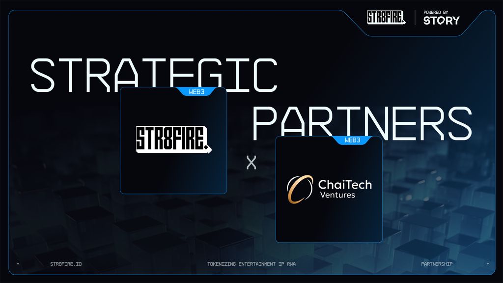 STR8FIRE (@str8fire_io) on Twitter photo ๐ Welcoming ChaiTech Ventures to STR8FIRE!
Pumped to have <a href="/ChaiTech_/">ChaiTech Ventures</a> join us as an investor! With a solid track record in blockchain and a passion for game-changing projects, theyโre backing STR8FIRE as we take tokenized entertainment IPs to the next level.
TGE is getting ๐ Welcoming ChaiTech Ventures to STR8FIRE!
Pumped to have <a href="/ChaiTech_/">ChaiTech Ventures</a> join us as an investor! With a solid track record in blockchain and a passion for game-changing projects, theyโre backing STR8FIRE as we take tokenized entertainment IPs to the next level.
TGE is getting