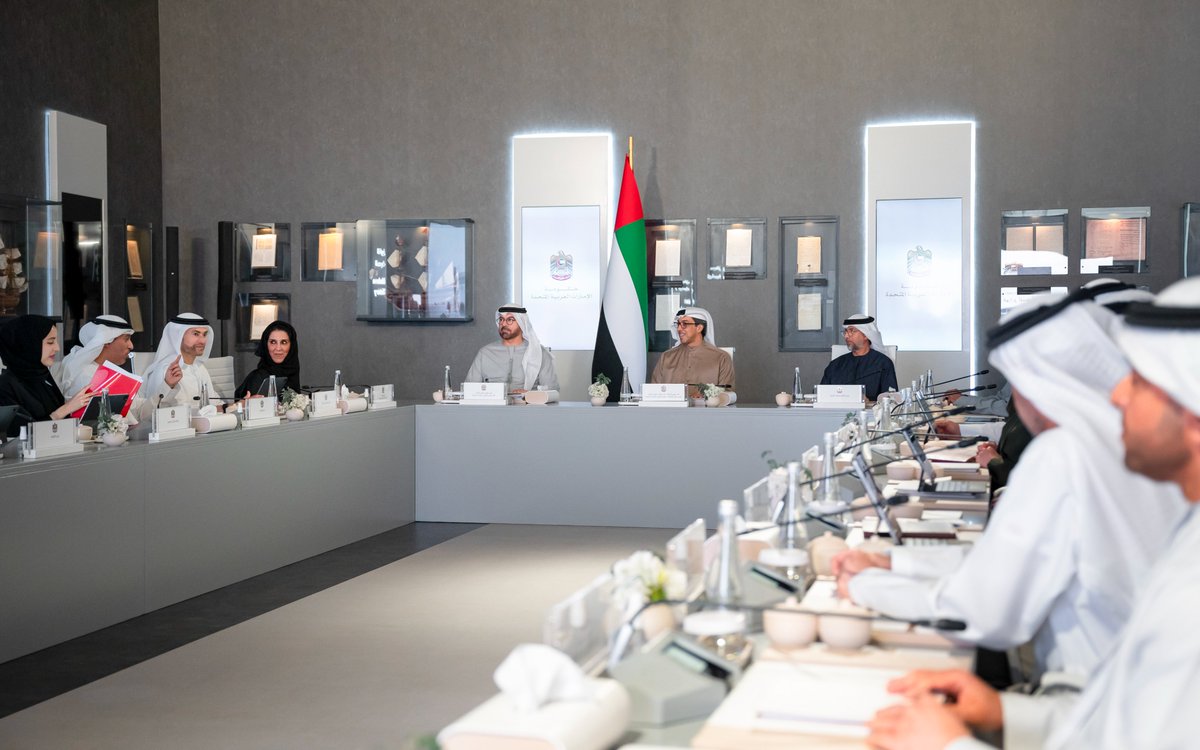 UAEmediaoffice's tweet image. المجلس الوزاري للتنمية برئاسة سمو الشيخ منصور بن زايد يطلع على مستجدات العمل في القطاع الحكومي

#حكومة_الإمارات