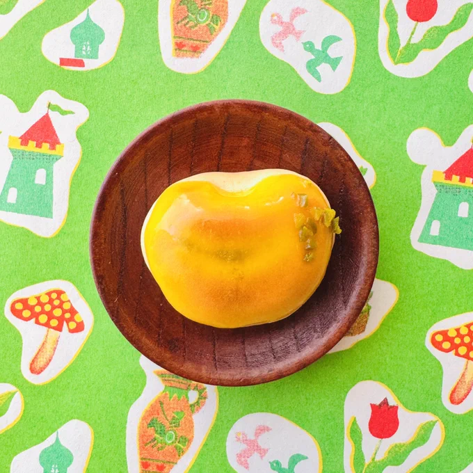 今日のオヤツ。鼓月さんの摘み果 バナナ 