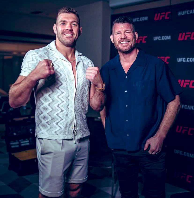 The champ making me look tiny. And I’m a trim 222lb