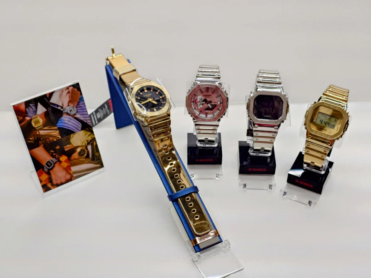 ク*ン様 CASIO G-SHOCK ゴールド メタルバンド 腕時計 ビックカメラ京王調布店 on X: 