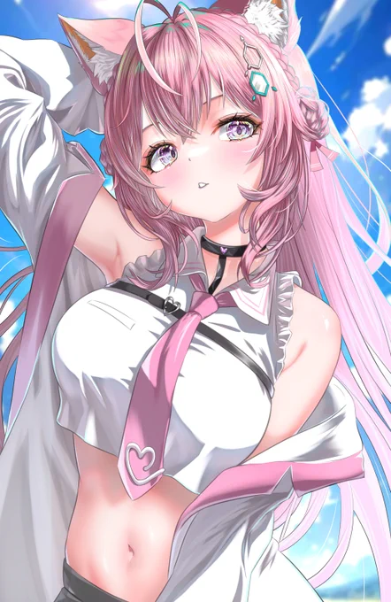 白衣の天使が降臨! #こよりすけっち 