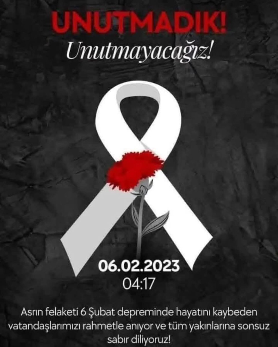 UNUTMADIK, UNUTMAYACAĞIZ

6 Şubat depremlerinde hayatını kaybeden vatandaşlarımızı özlem ve rahmetle anıyoruz…

#AsrınFelaketi #6subatdepreminiunutmayacağız