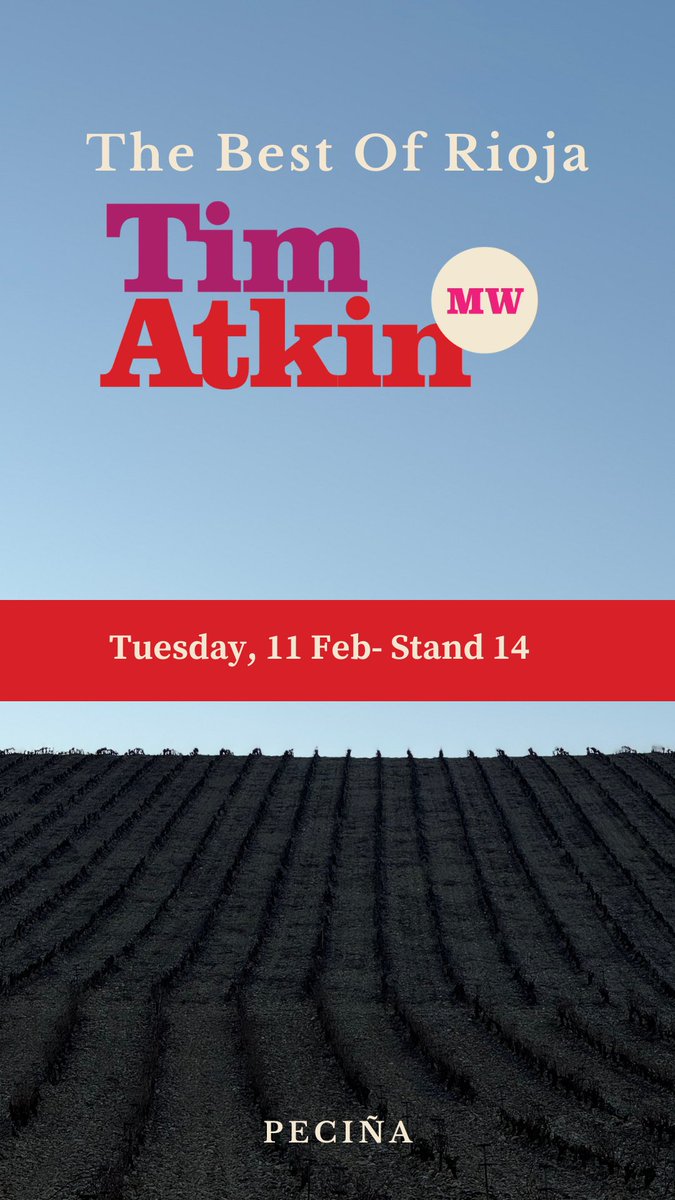 ¡El 11 de febrero, Peciña estará en Londres participando en "Lo Mejor de Rioja", uno de los eventos más destacados del mundo del vino! <a href="/timatkin/">Tim Atkin</a> 🍷  

📍 Encuéntranos en el *Stand 14* y descubre nuestros vinos junto  ¡Nos vemos allí! 🇬🇧
