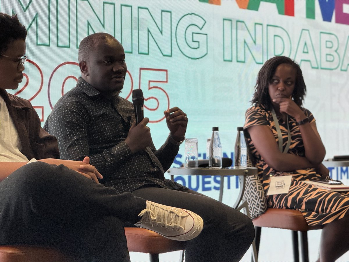 AltMiningIndaba's tweet image. Panelists Andile Zulu, Anthony Adam, Gorata Ramokgotlhwane, and Monica Njoroge reflect on the journey so far and the road ahead.
Join us virtually: 📷 us02web.zoom.us/.../WN_XTSoQgl…... and engage in the conversation.
#AMI2025 #MiningJustice #FromWordsToAction