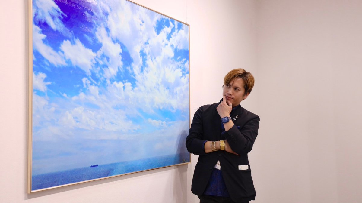 KURAHARA_STUDIO's tweet photo. 【来場者様300名達成‼️】 KIYOSHI KURAHARA Creative Exhibition 2025 初開催のアートイベント＆経営者様との交流会 無事に終了いたしました📷👏
おかげさまで、多くの方々にご来場いただき、絵画やグッズも多数ご購入いただきました。 
本イベントにお越しいただいた皆様、誠にありがとうございました https://t.co/dhvxC5u353