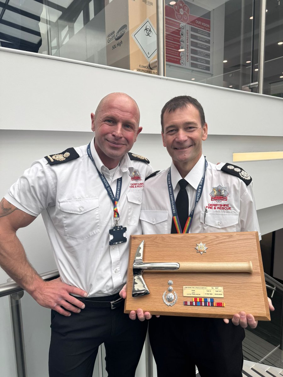 Gavin Tomlinson KFSM (@gavingtomlins) on Twitter photo Yesterday was my last working day <a href="/DerbyshireFRS/">Derbyshire Fire & Rescue Service</a> after over 31 years and the last 5 1/2 as CFO. It’s been a fantastic journey and experience, an honour and privilege to have worked in the sector and Service, alongside <a href="/DerbysPolice/">Derbyshire Police</a> <a href="/EMASNHSTrust/">East Midlands Ambulance Service NHS Trust</a> and others. Will miss you all 🚒 Yesterday was my last working day <a href="/DerbyshireFRS/">Derbyshire Fire & Rescue Service</a> after over 31 years and the last 5 1/2 as CFO. It’s been a fantastic journey and experience, an honour and privilege to have worked in the sector and Service, alongside <a href="/DerbysPolice/">Derbyshire Police</a> <a href="/EMASNHSTrust/">East Midlands Ambulance Service NHS Trust</a> and others. Will miss you all 🚒