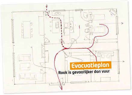 Eerste donderdag van de maand, dus tijd om je rookmelder(s) te ontstoffen en te testen! 👍

Maar wat doe je als de rookmelder afgaat? Vluchten natuurlijk! Weet jij hoe je snel en veilig je huis uitkomt? Een vluchtroute kan je helpen! 🏃

➡️ Lees meer op speelnietmetvuur.be/nl/vluchtplan/