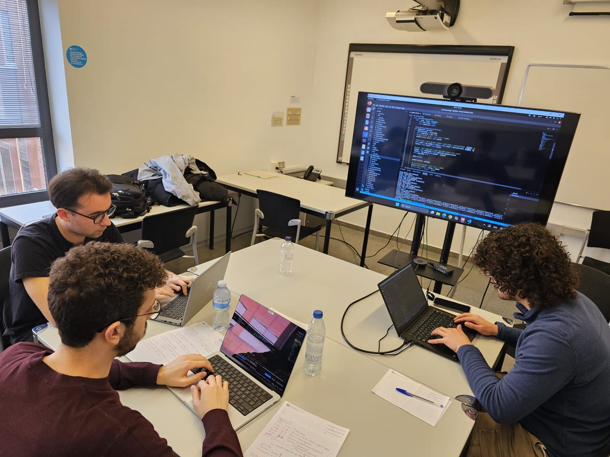 compromiseAEI (@compromiseaei) on Twitter photo Working on the design of decentralized reinforcement learning scheme to generate 24-hour realistic traffic pattern for SUMO. A collaboration of the UVigo and UPC groups in the COMPROMISE project: compromise.upc.edu
<a href="/AgEInves/">Agencia Estatal de Investigación</a>
<a href="/TelecoUC3M/">Teleco UC3M</a>
<a href="/EETelecoVigo/">E.E. Teleco Vigo</a>
<a href="/SISCOM_UPC/">SISCOM Research Group</a>
<a href="/ENTEL_UPC/">Departament d'Enginyeria Telemàtica UPC</a> Working on the design of decentralized reinforcement learning scheme to generate 24-hour realistic traffic pattern for SUMO. A collaboration of the UVigo and UPC groups in the COMPROMISE project: compromise.upc.edu
<a href="/AgEInves/">Agencia Estatal de Investigación</a>
<a href="/TelecoUC3M/">Teleco UC3M</a>
<a href="/EETelecoVigo/">E.E. Teleco Vigo</a>
<a href="/SISCOM_UPC/">SISCOM Research Group</a>
<a href="/ENTEL_UPC/">Departament d'Enginyeria Telemàtica UPC</a>