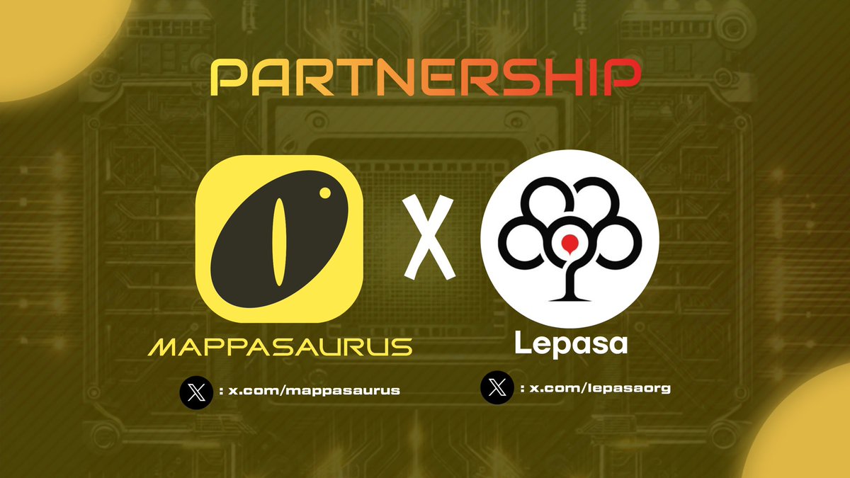 The_Queen_Gift's tweet photo. Exciting Partnership Announcement!

@Lepasaorg is joining forces with @Mappasaurus, an AI-powered, community-driven DePIN mapping network, to revolutionize decentralized mobility!

🔍 What is Mappasaurus About?
🧵👇🏽

#Lepasa #Mappasaurus #Web3 #DePIN #RideHailing https://t.co/yxXGMSfmDu