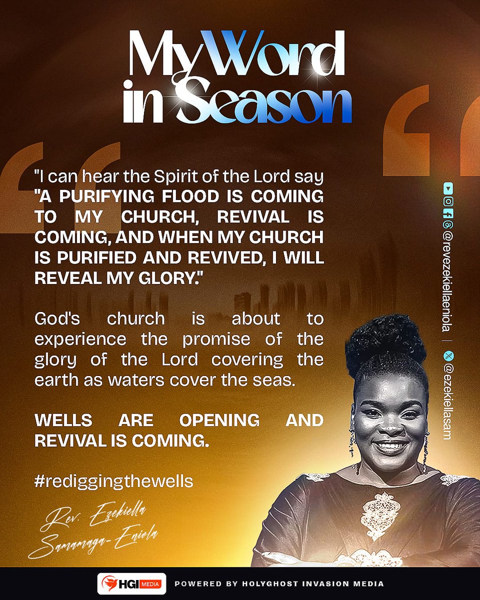 EzekiellaSam's tweet image. The lord is getting ready to release his glory like never before🙌! 
WELLS ARE OPENING AND REVIVAL IS COMING!
GOD IS BUILDING HIS CHURCH 
#rediggingthewells 
#unitedkingdom