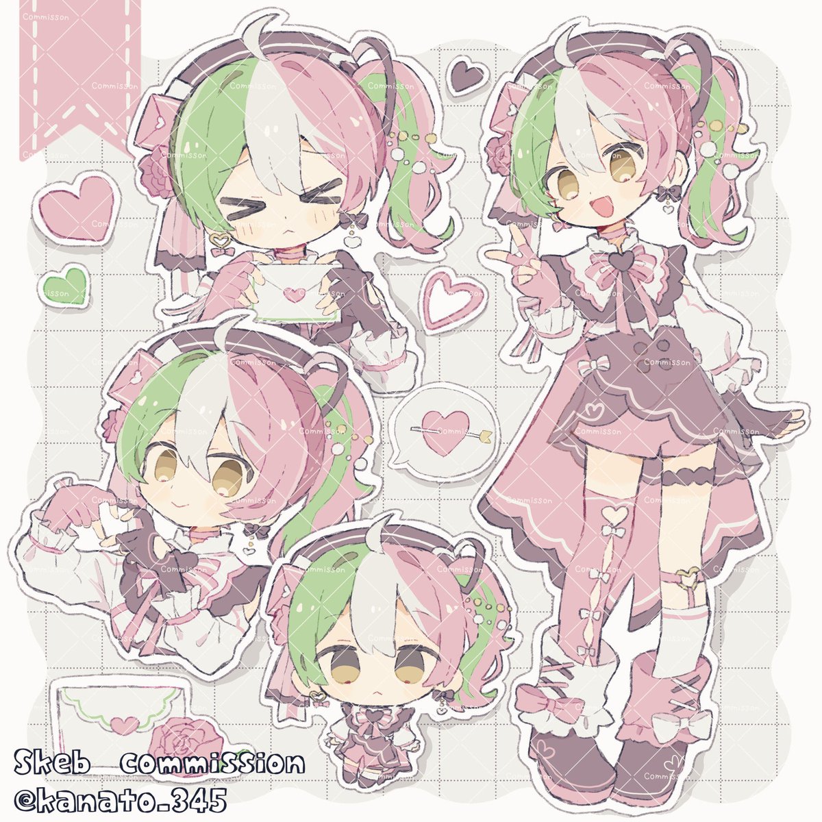 kanato_345's tweet photo. Skebありがとうございました！💌💚 https://t.co/Nocp0DmTwK