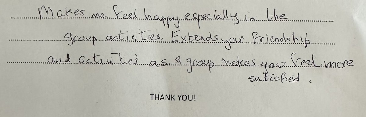 ImcUnit's tweet image. Some lovely feedback from our patients regarding some activities we have held this week!
Card games, picture quizzes and exercise classes 😊 

#therapy #activities #physio #games #NHS