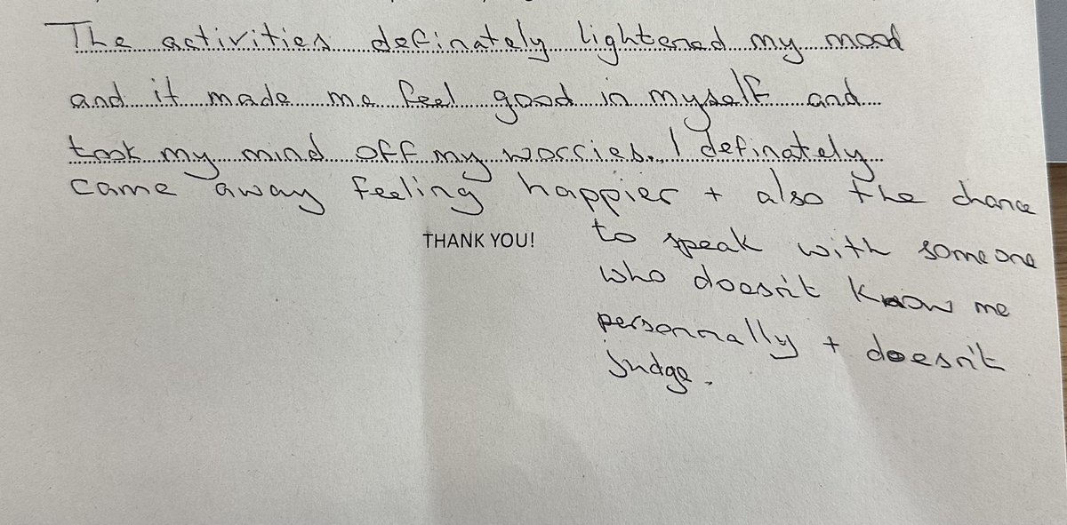 Some lovely feedback from our patients regarding some activities we have held this week!
Card games, picture quizzes and exercise classes 😊 

#therapy #activities #physio #games #NHS
