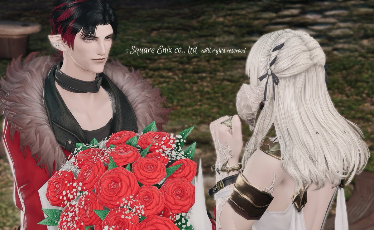 Leo_RFF14's tweet photo. バルくんとシーズナルしてきたー！
花束貰ったよ～！ https://t.co/8mwPxIBcAl