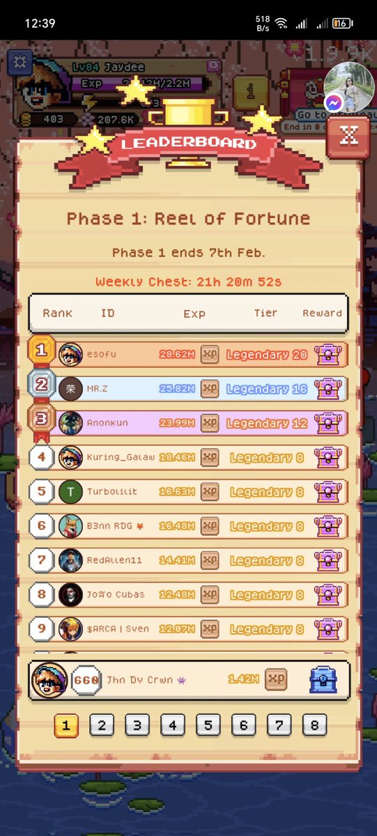 CaptainDeyb's tweet photo. From 10k rank to rank 600 sheeesh
Thank u @FishingFrenzyCo ✨ https://t.co/LGZKgcI9Is