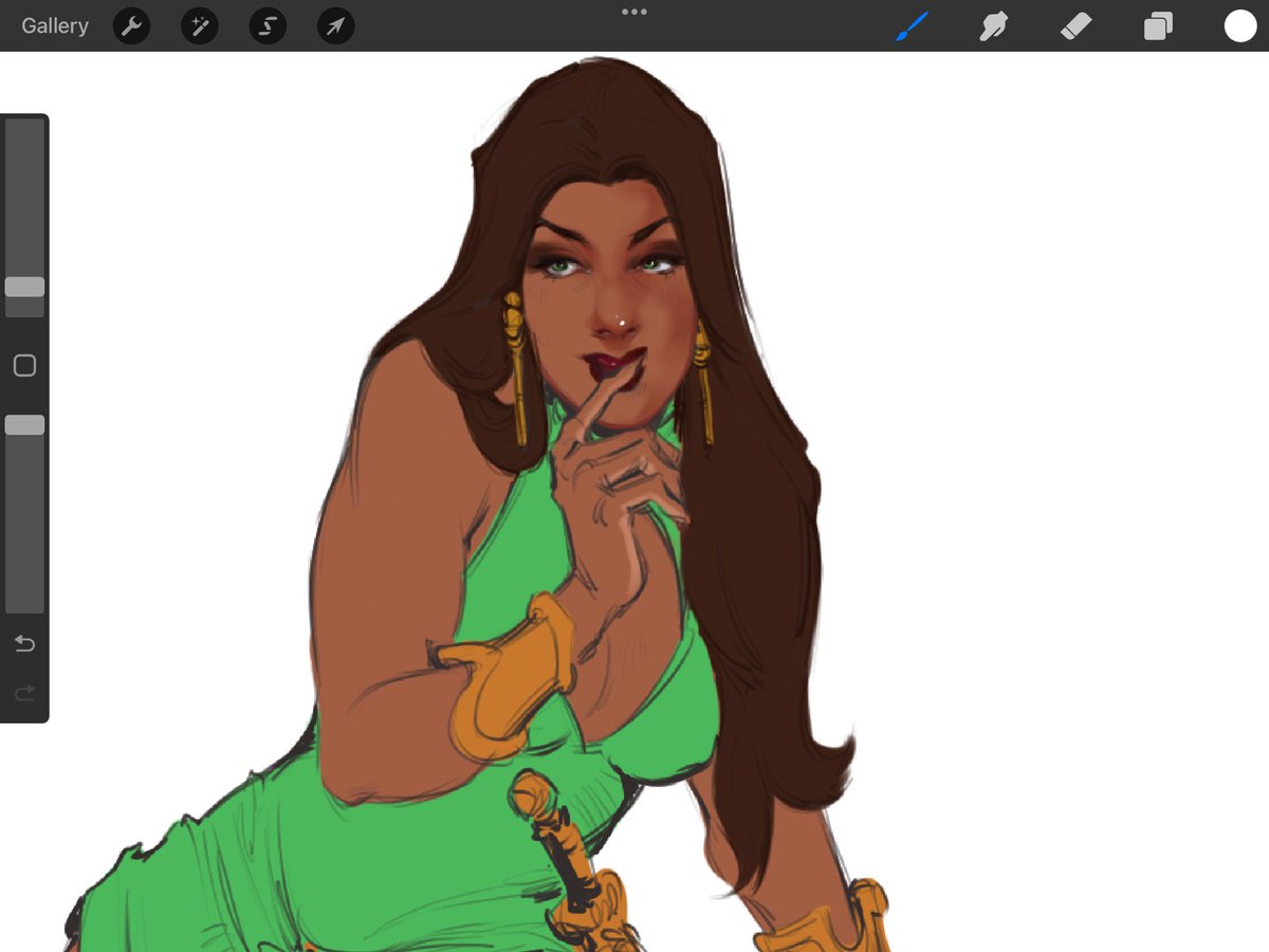 nightwingsvibe's tweet image. Talia Al ghul doodle before bed, I’m still trying to practice this new art style I’m trying!
#dcart #taliaalghul