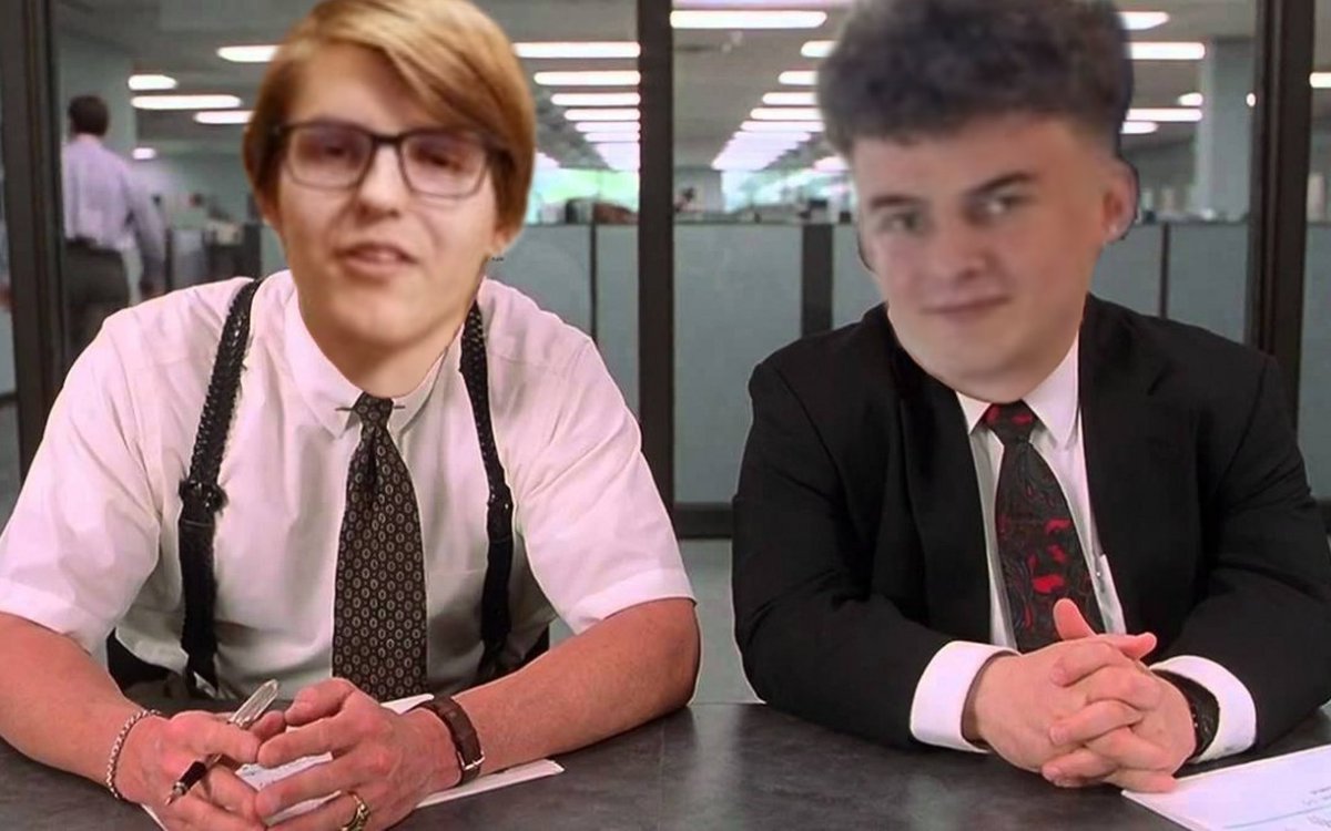 alexadelman's tweet image. I would pay stupid amounts of money to watch an Office Space style movie of DOGE’s Gen Z task force 

“What is it that you do here… no cap fr fr”