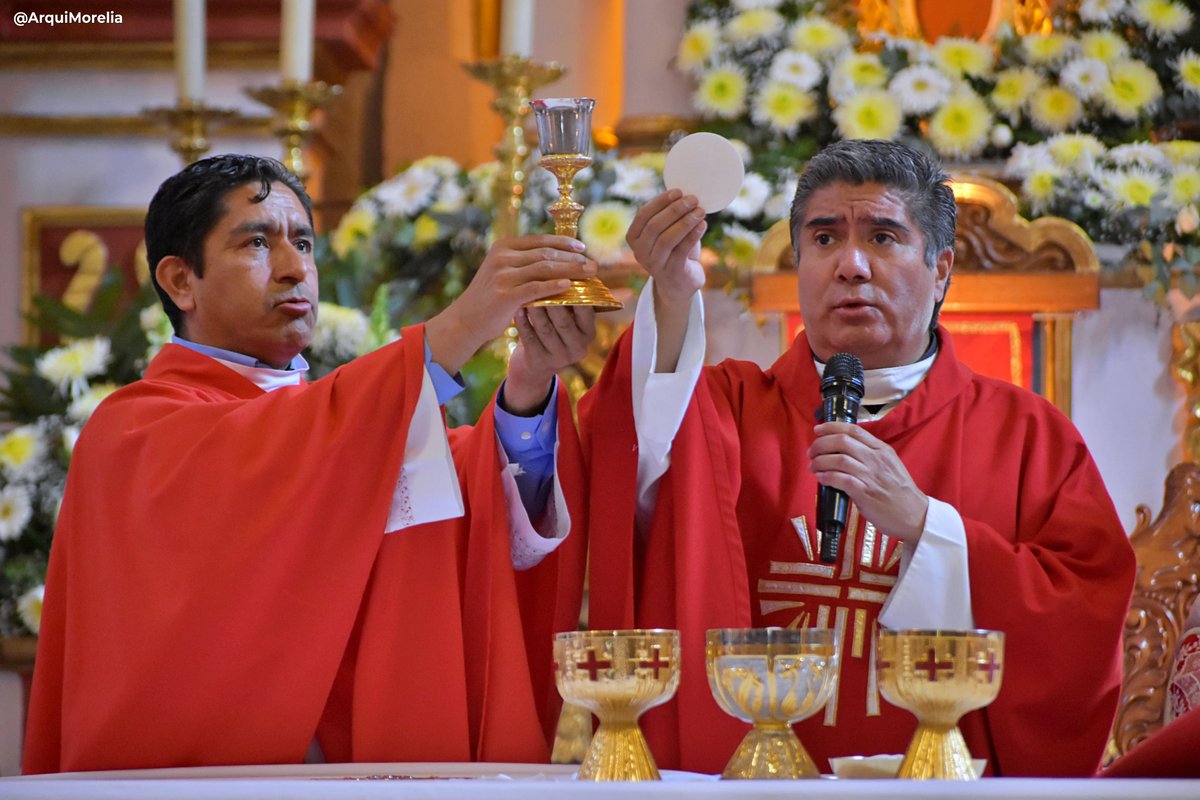 arquimorelia's tweet photo. San Bernabé de Jesús Méndez Montoya es el 1er santo michoacano, nacido en Tarímbaro (1880) y martirizado por odio a la fe durante la persecución cristera, muere el 5 de febrero 1928 en Valtierrilla, Gto. A 97 años de su martirio, su Parroquia de origen conmemoró al 'Padre Méndez' https://t.co/T31NO3ImUt