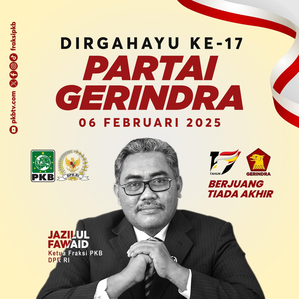 Dirgahayu Partai <a href="/Gerindra/">Partai Gerindra</a> yang ke-17 🇮🇩