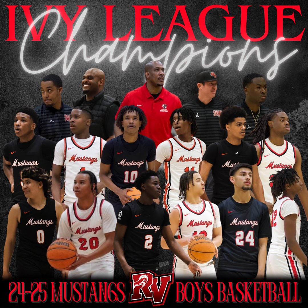 The 〽️ustangs are your 2024-2025 Ivy League CHAMPS! We finish the regular season 22-6 and await playoff seeding this Saturday! 

A program sweep as Freshman, JV &amp; Varsity all win league!!