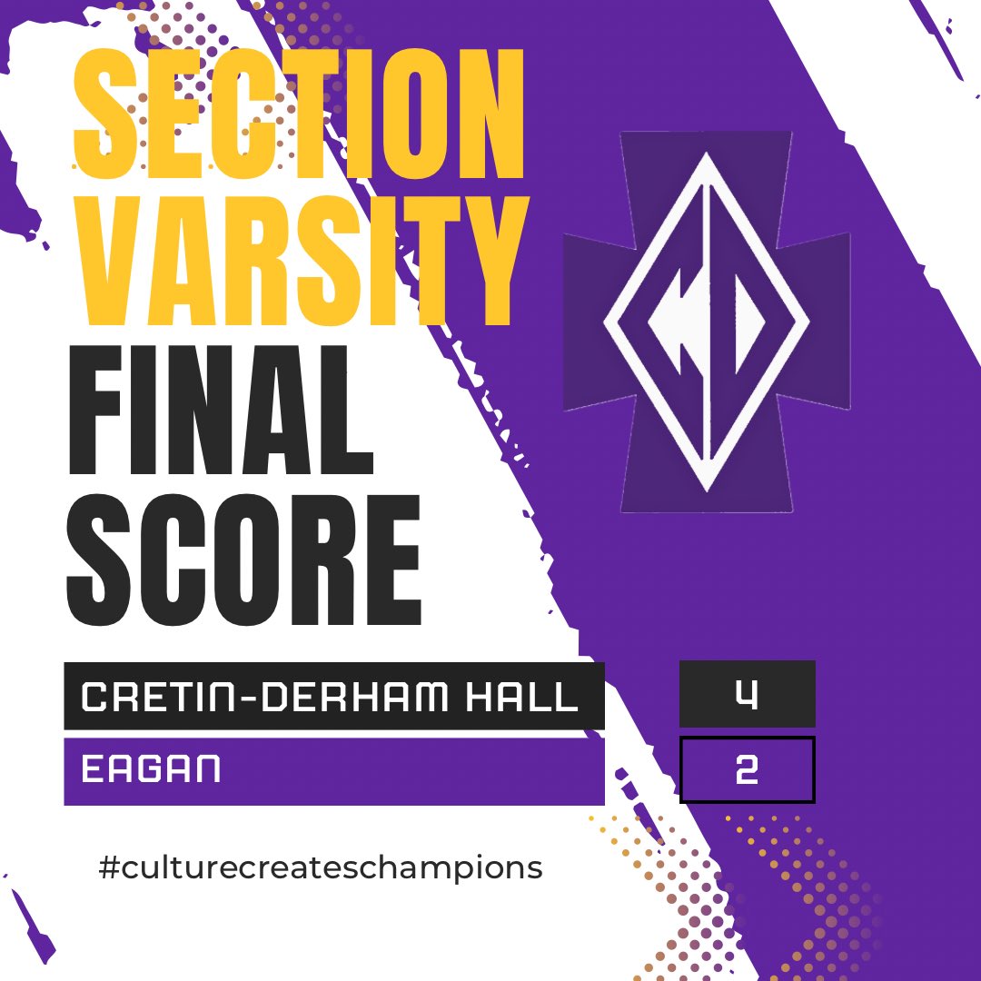 Raiders Rally Past Eagan 4-2, with Captain Abby Broz netting Hat Trick

Cretin-Derham Hall came from behind in dramatic fashion, scoring four goals in the third period to defeat Eagan 4-2. Cretin-Derham Hall advances to the sectional semifinal against Eastview on Saturday night.