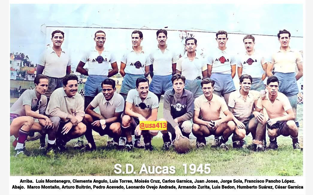 ¡Felices 80, <a href="/Aucas45/">S. D. Aucas Oficial</a>! El 6 de febrero de 1945, <a href="/Shell/">Shell</a> fundó al Aucas, club que luego dominó el fútbol ecuatoriano y conquistó la mayor hinchada de Quito por muchos años. Un gigante con historia y pasión. ¡Larga vida al Ídolo! #Aucas80.
Foto de <a href="/USA413/">JORGE NOVILLO</a>