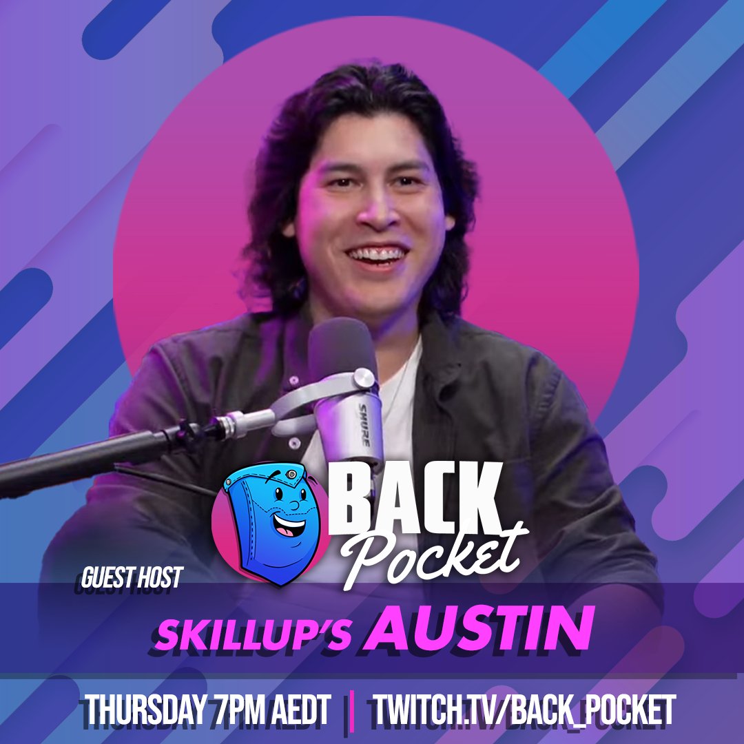 We have another returning guest on tonight's episode of Back Pocket - it's <a href="/BloomHiDef/">Austin</a> from <a href="/SkillUpYT/">Skill Up</a> !

Plus, our first Pete's Party of the year...

📺 7PM AEDT | twitch.tv/back_pocket