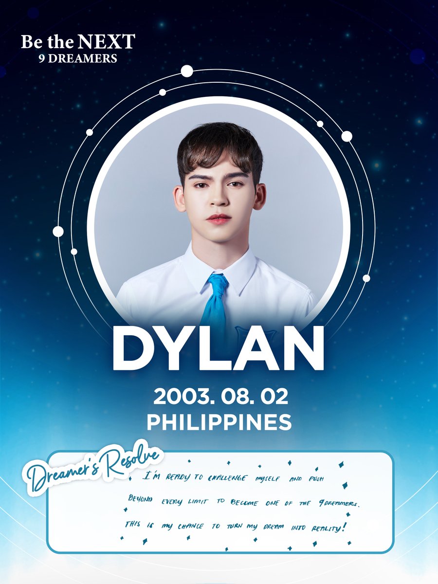 BeTheNext_OFC's tweet photo. Global Boygroup Debut Project Be The NEXT: 9 Dreamers Profile Photo #16
DYLAN 딜런 2025.02.08 (Sat) on TV5

Let’s go, Dreamers!

#BeTheNext_9Dreamers #BTNDreamer_Dylan #아이돌 #비더넥스트_9드리머 #BTN드리머_딜런 #글로벌보이그룹데뷔프로젝트
#DYLAN #딜런 https://t.co/nrKdiKoL0I
