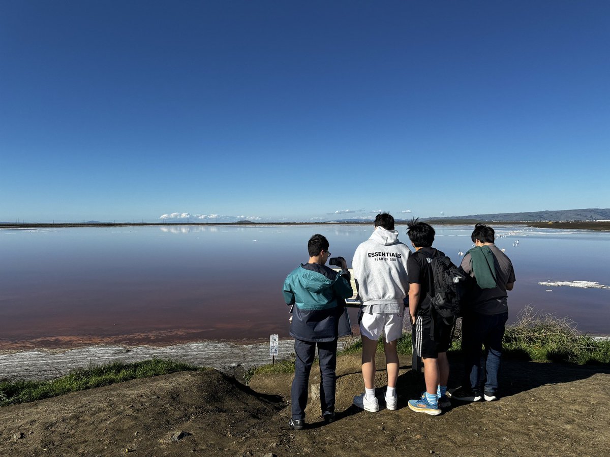 HillbrookSchool's tweet photo. Our 9th graders went adventuring afield with today in the protected wetlands at Alviso! This is part of their weekly #CityAsaClassroom studies with the Scott Center for Social Entrepreneurship (@ScottCenterSE). https://t.co/BxrN5SBkry