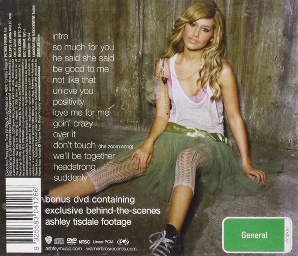 PopCrave's tweet photo. 18 years ago today, Ashley Tisdale released her debut album, ‘Headstrong.’ https://t.co/ODwN4jHOr8