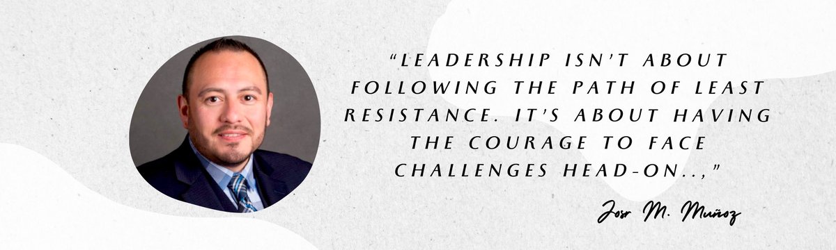 JoseMunozChi's tweet photo. “leadership isn’t about following the path of least resistance. It’s about having the courage to face challenges head-on” https://t.co/RAmeNYKFDX https://t.co/OquCgPlCG6