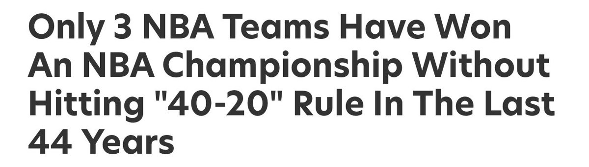 Forget 40 before 20. 

OKC just hit 40 wins before 10 losses.