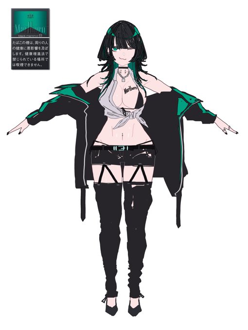 キャラデザ練習
Marlboro black menthol 