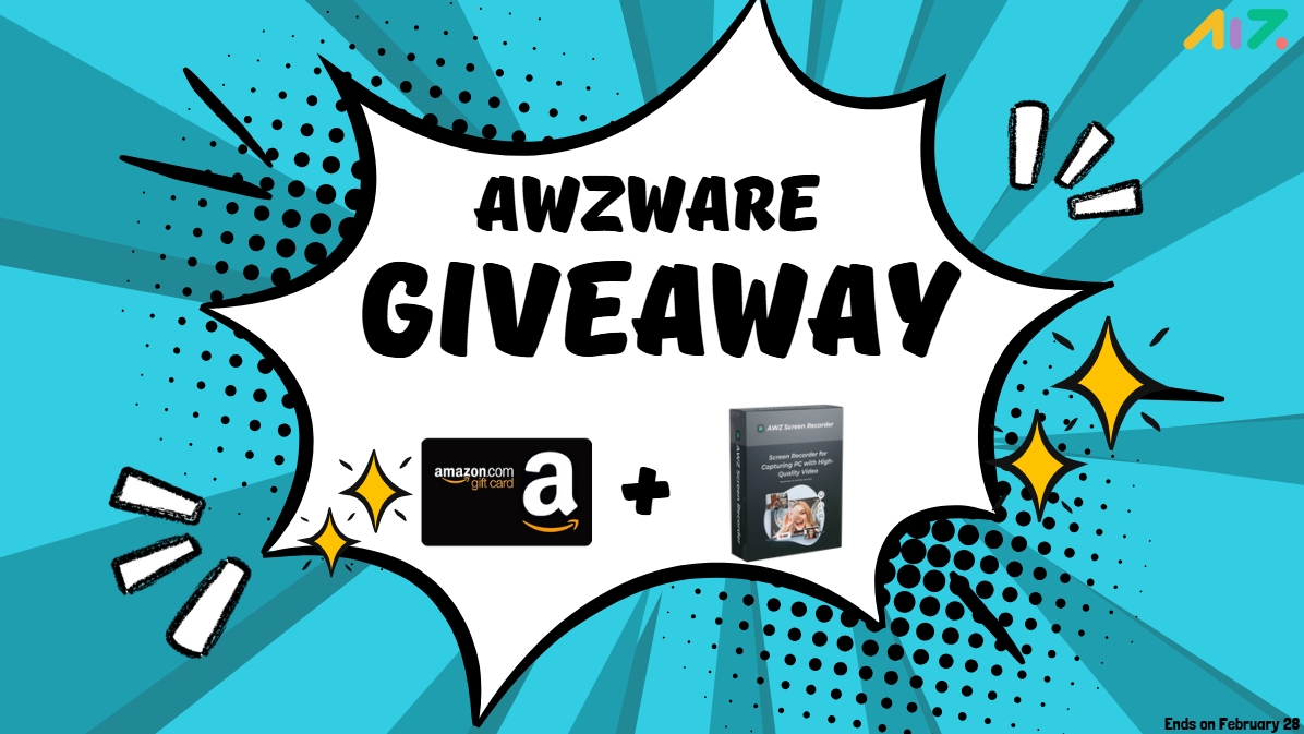 awzware's tweet photo. 😊#Giveaway Alert🥳 
✅ Follow@awzware .
✅Share&amp;Tag 5 friends🔄
To #win:
🏆#AmazonVoucher ($10）
🏆 AWZ Screen Recorder PRO
Ends on February 28📢 GL!!!
#GiveawayAlerts #awzware #bestscreenrecorder #contestgiveaway https://t.co/4yuQcstd0J