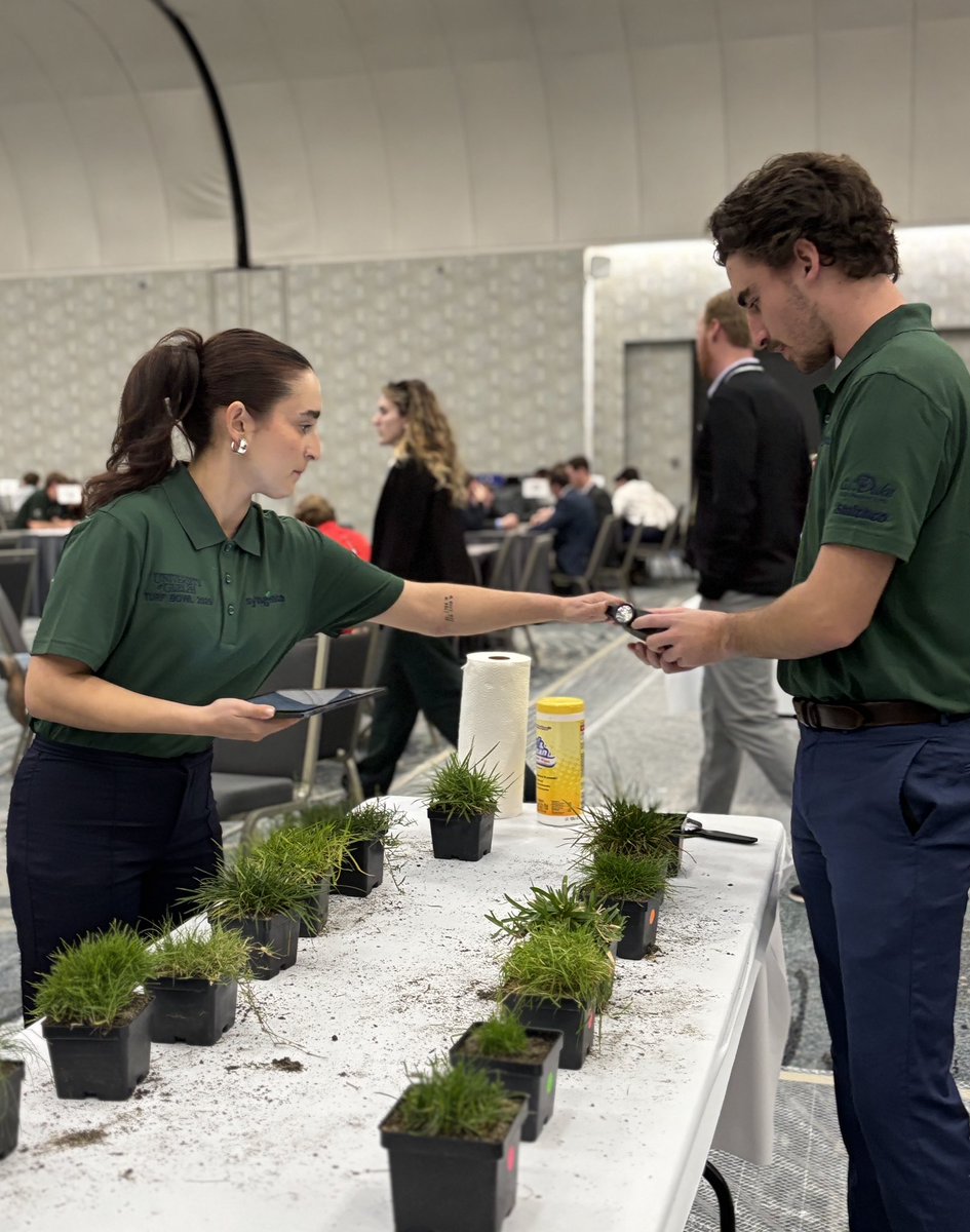 GCSAA's tweet photo. Teams competed this afternoon in the annual Turf Bowl competition presented by @JohnDeere. Find out tomorrow who will take away the 2025 Turf Bowl trophy streaming live on Instagram: https://t.co/Bb0cgrWdrM

• 76 Teams
• 276 Students
• 29 schools

#GCSAAConference https://t.co/Uu6tyHp1ta